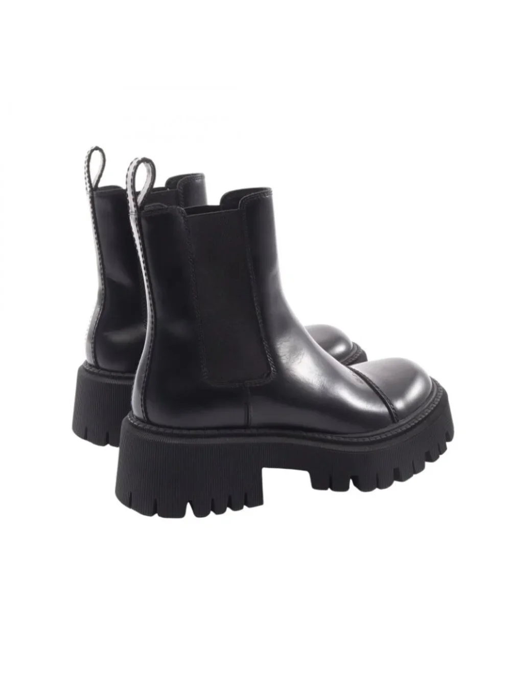 Balenciaga Boots Tractor Leather